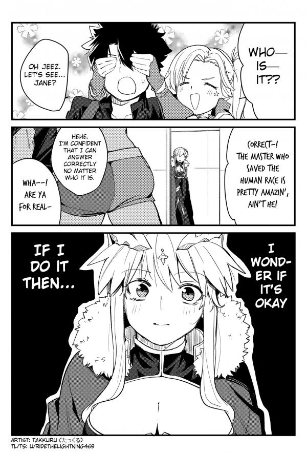 Lancer Artoria Plays the Guessing Game