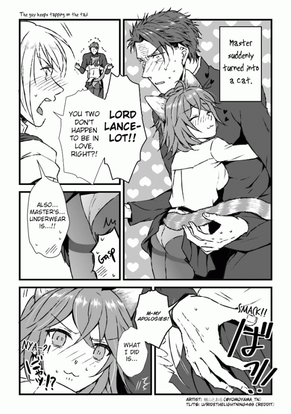 Gudako Turns Into a Cat (Feat. Lancelot & Bedivere)