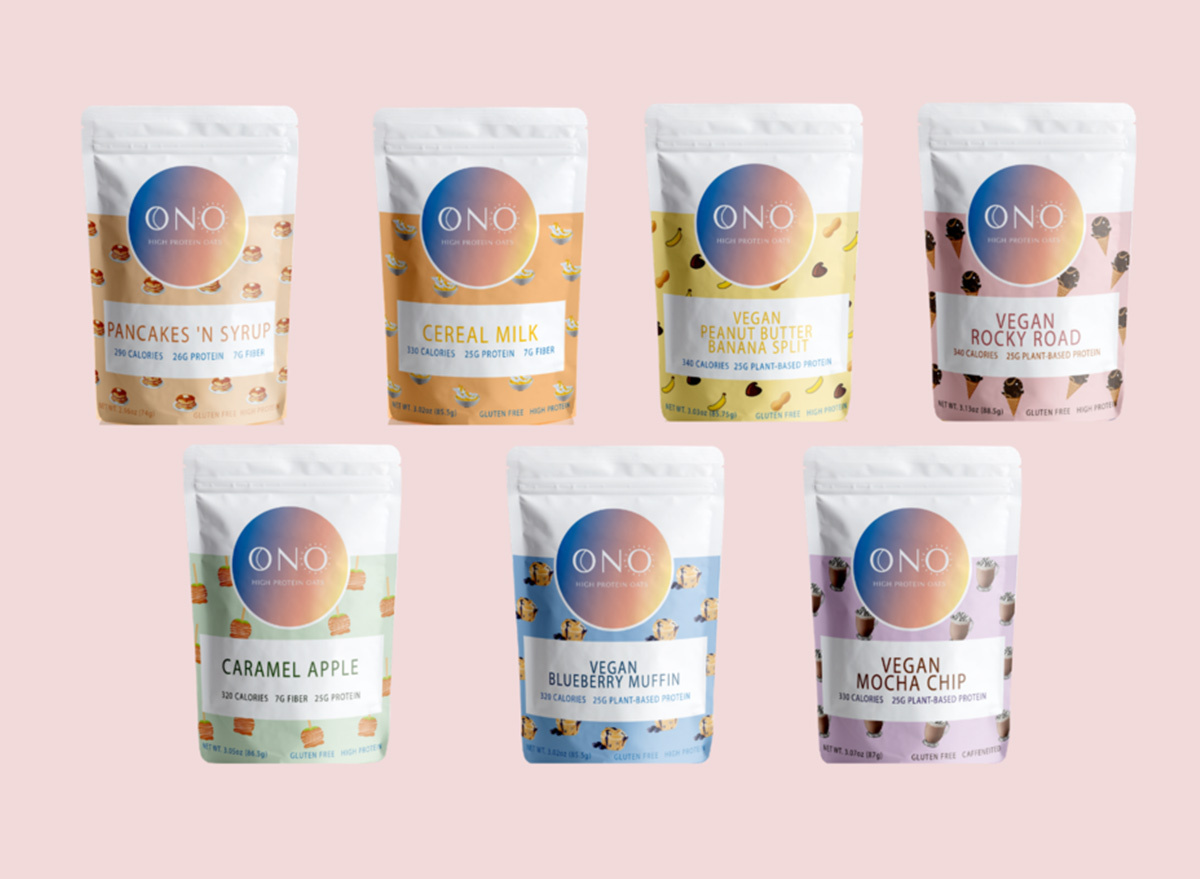 ONO overnight oats flavors