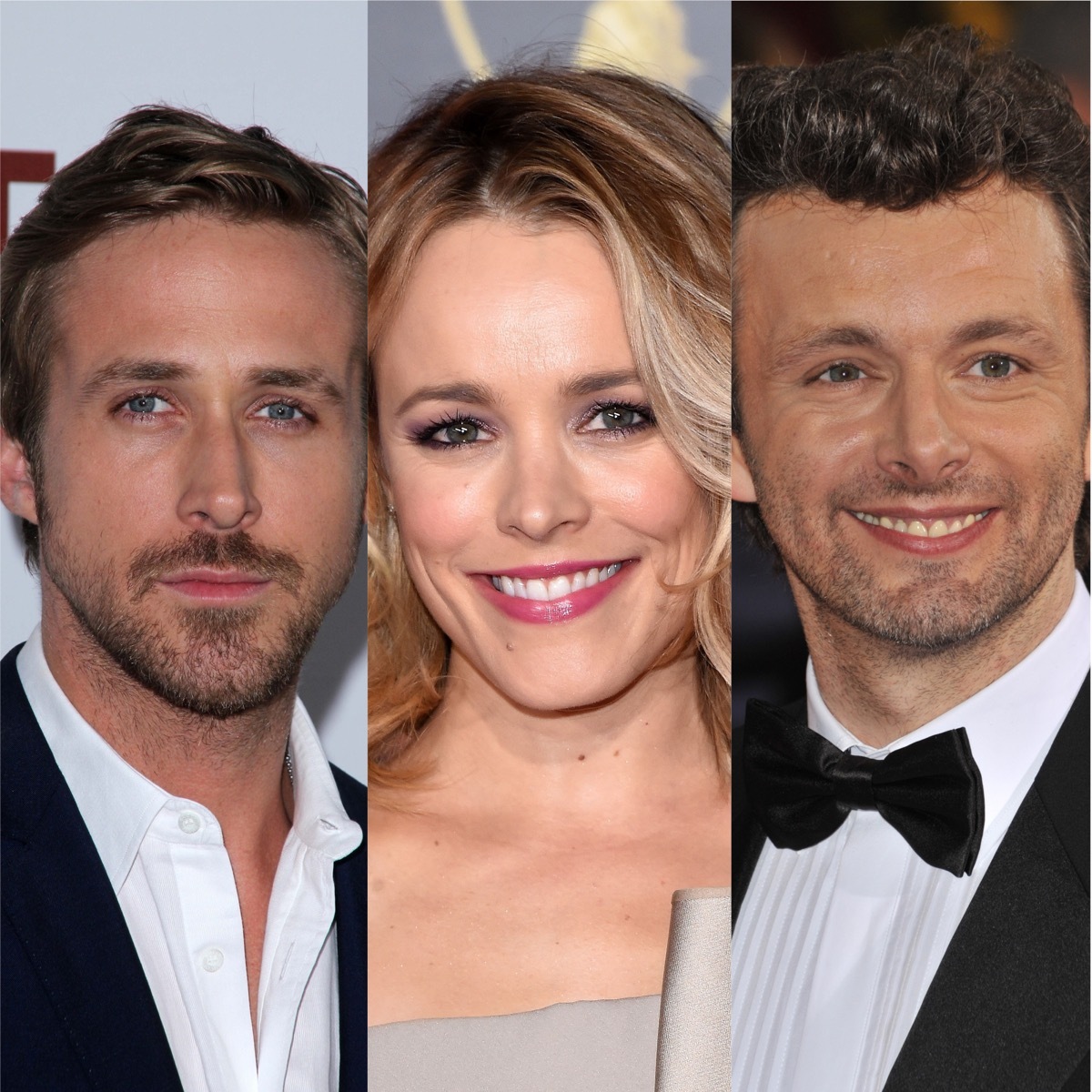 Ryan Gosling, Rachel McAdams, and Michael Sheen