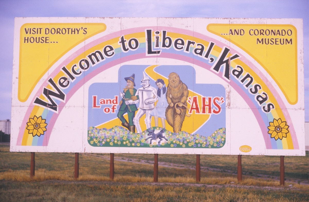 Liberal Kansas Sign