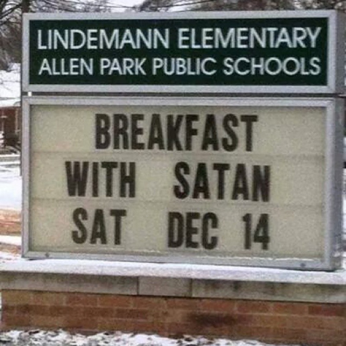 Breakfast with Satan christmas fails