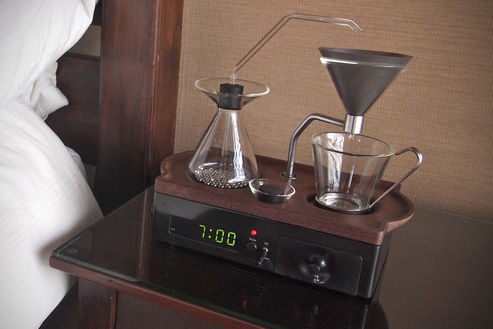 16. The Barisieur Coffee Brewing Alarm Clock