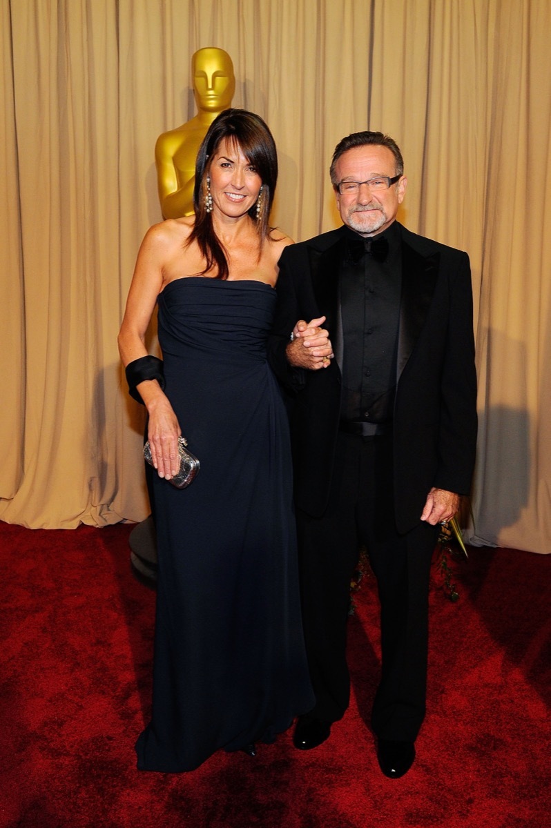 Robin Williams and Susan Schneider Williams 