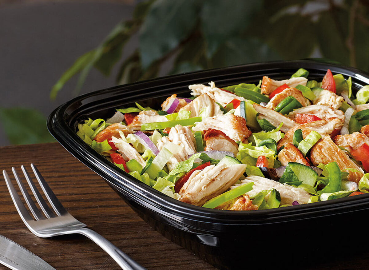 Subway rotisserie chicken salad