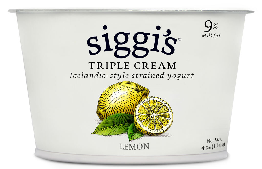 Siggis lemon triple cream