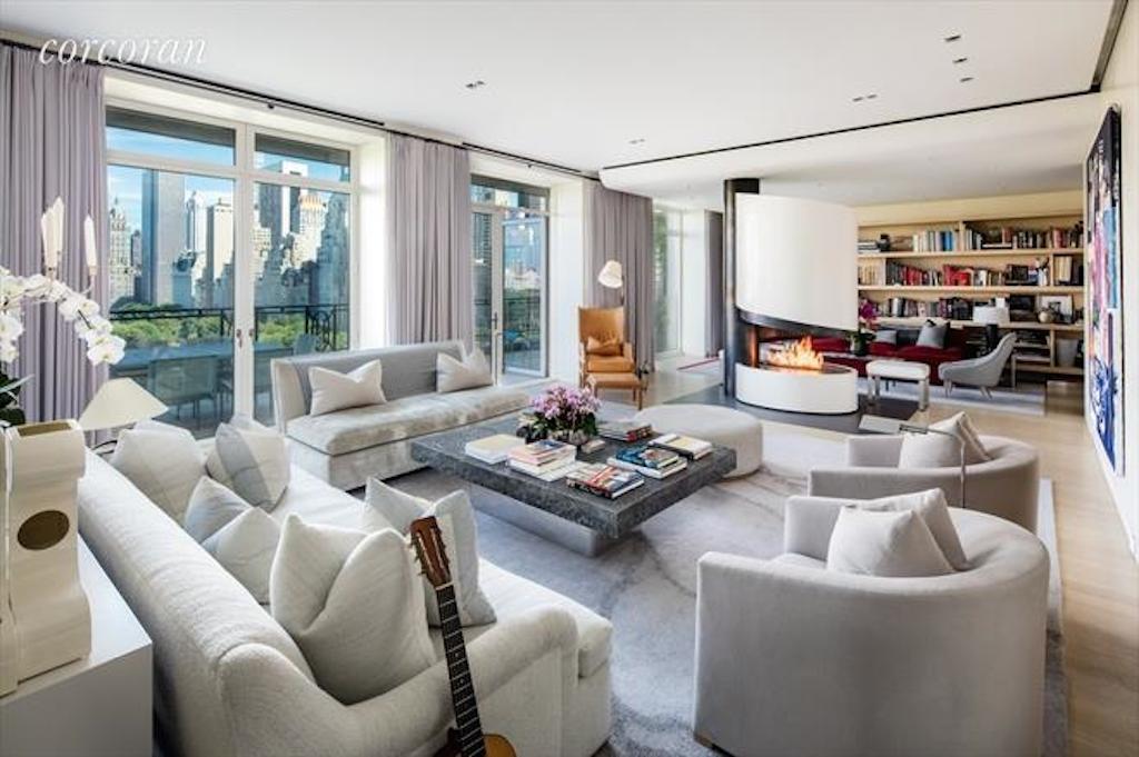 Sting's Manhattan penthouse. A super upscale celebrity home. 