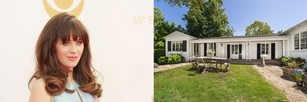 Zooey Deschanel Celebrities Who Live in Modest Homes