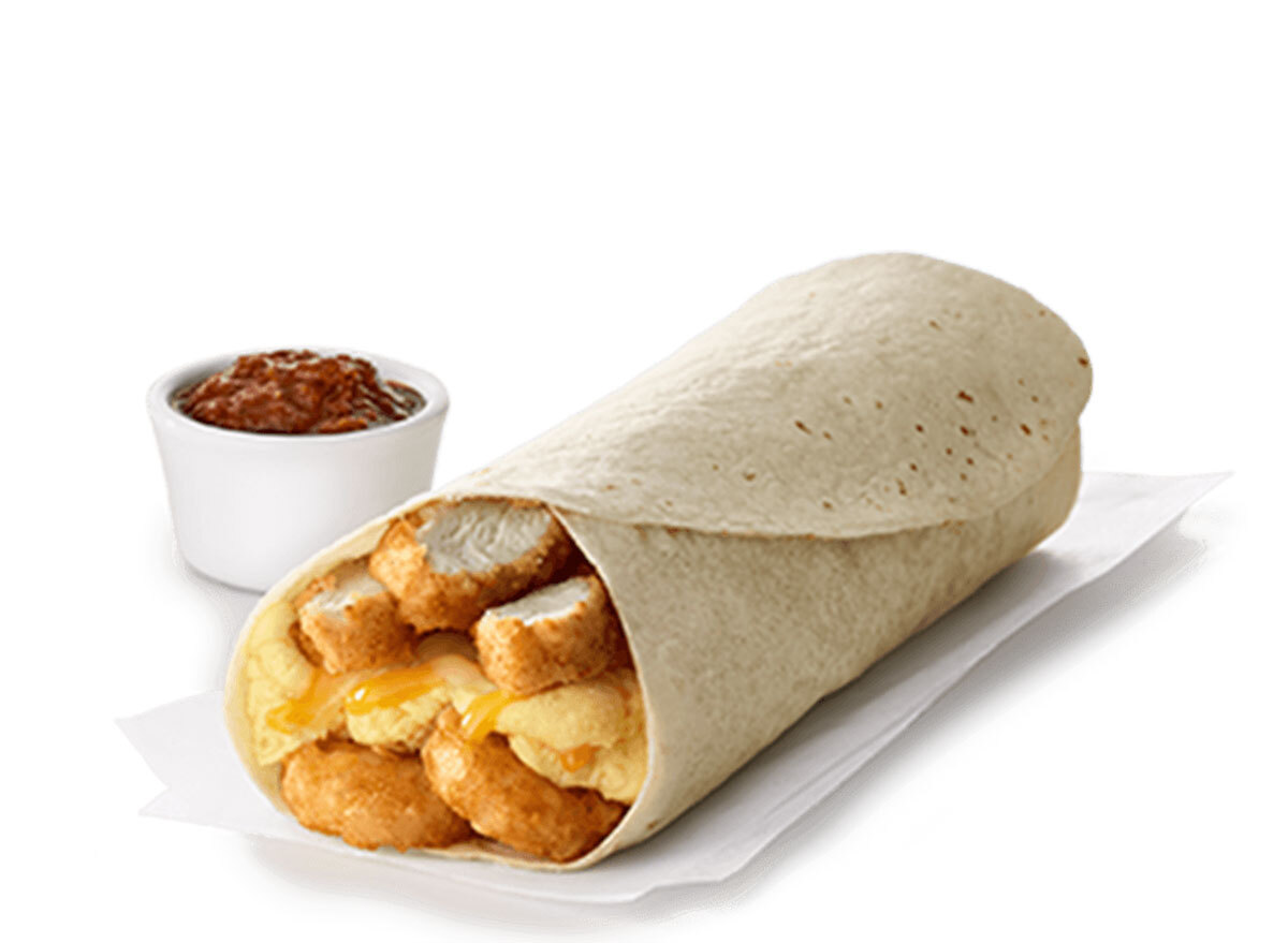 chick fil a hash brown burrito