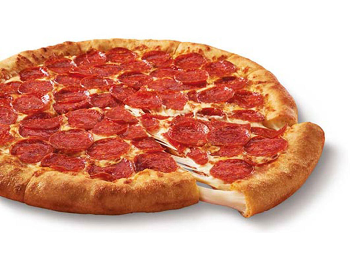 Little caesars extra most bestest stuffed crust pepperoni