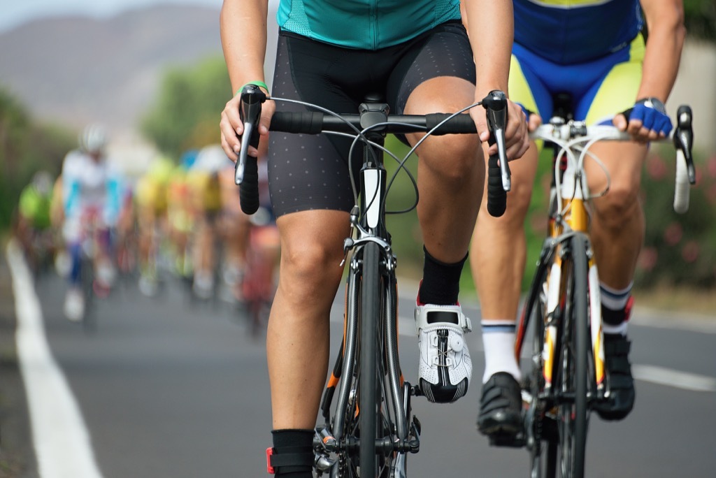 Bike shorts, something no man over 40 should wear