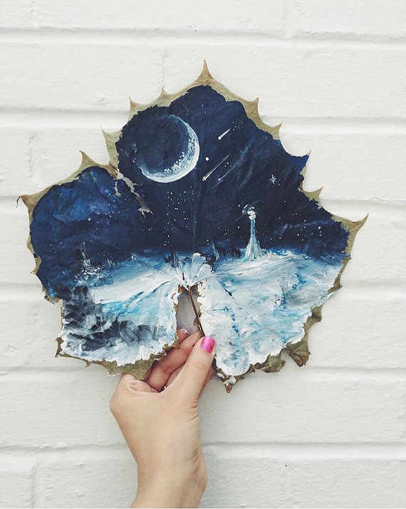 this-artist-is-painting-incredible-works-of-art-on-dried-leaves-07