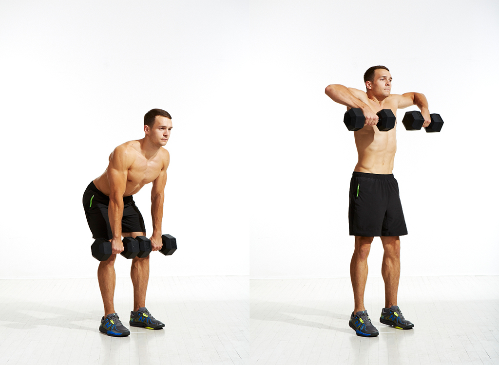 Dumbbell High Pull, Best Full-Body Fat-Loss Workout