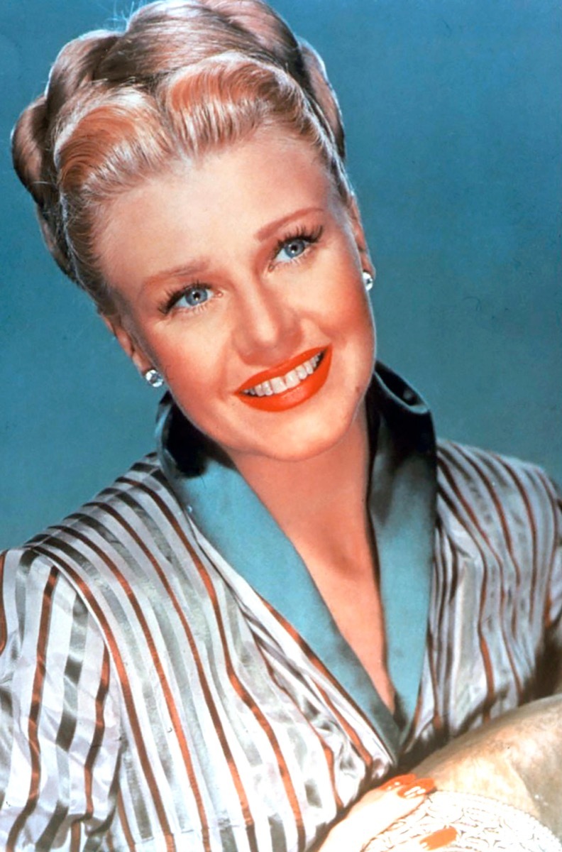 sleep updo by ginger rogers, hairstyles 