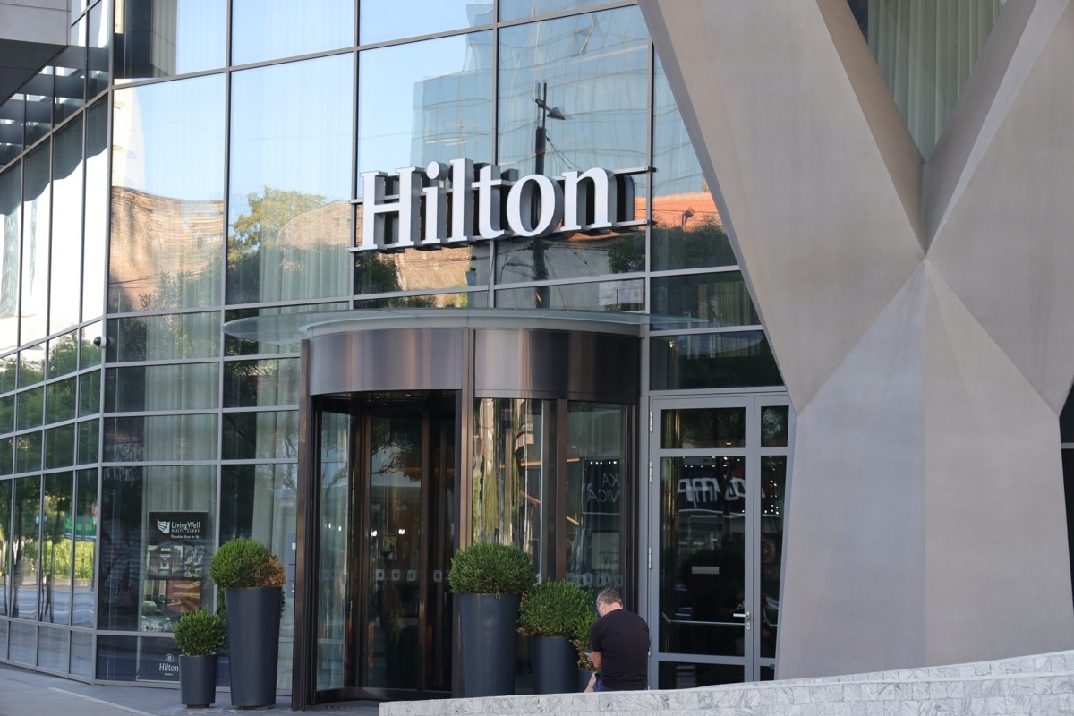 Hilton Entrance