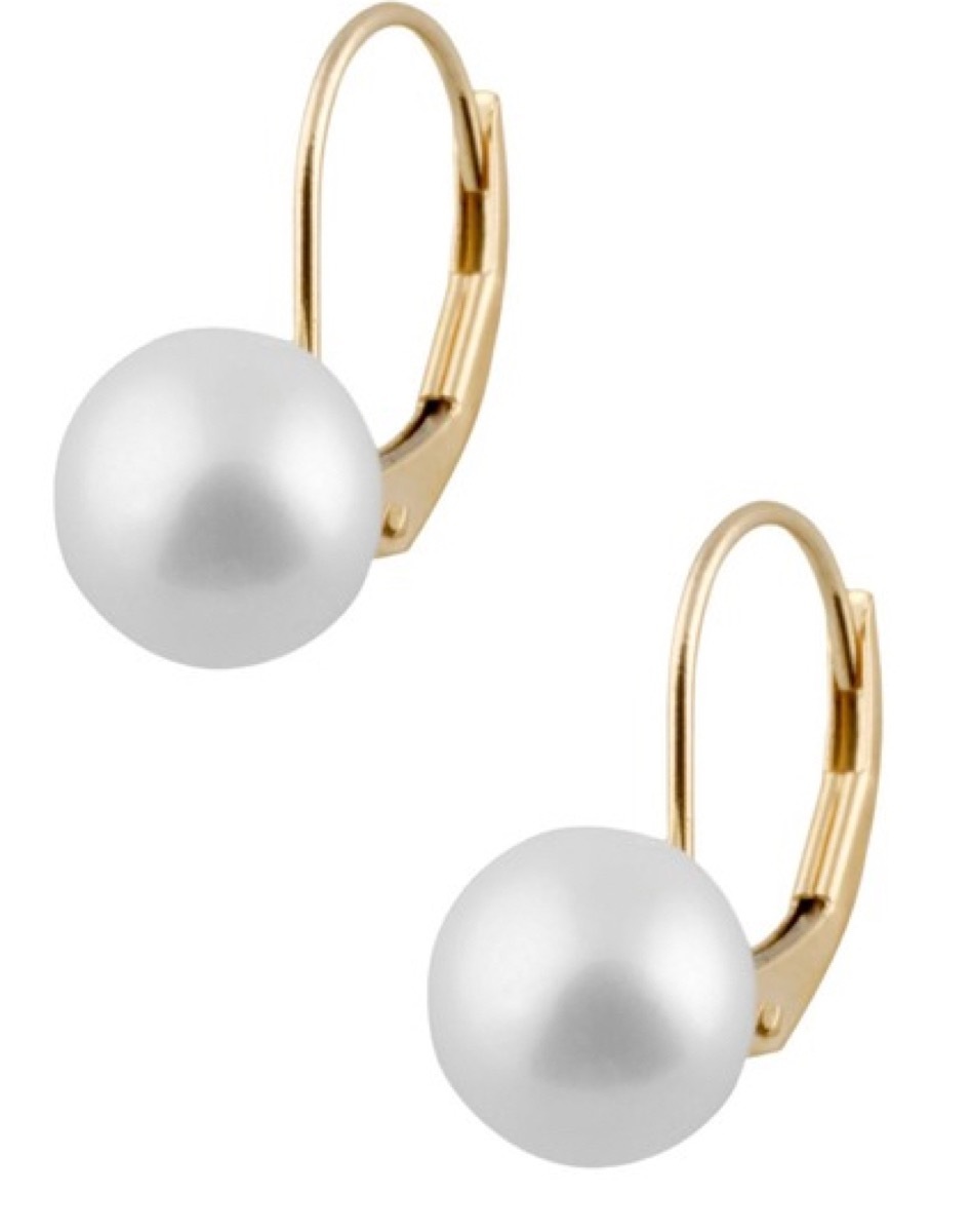 Pearl earrings