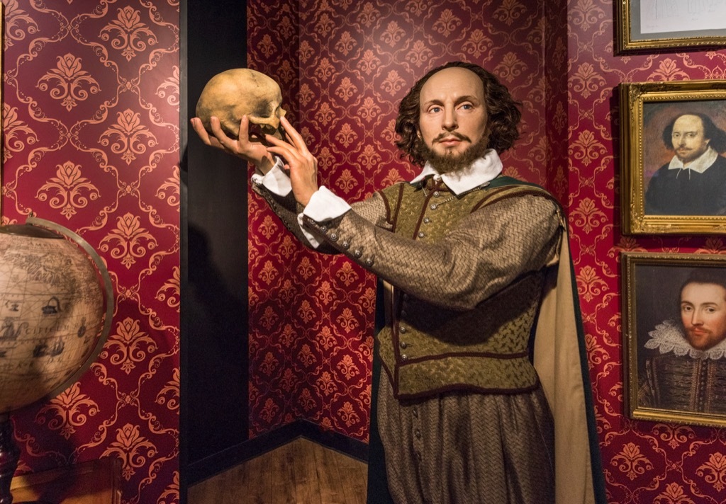 Shakespeare wax figure