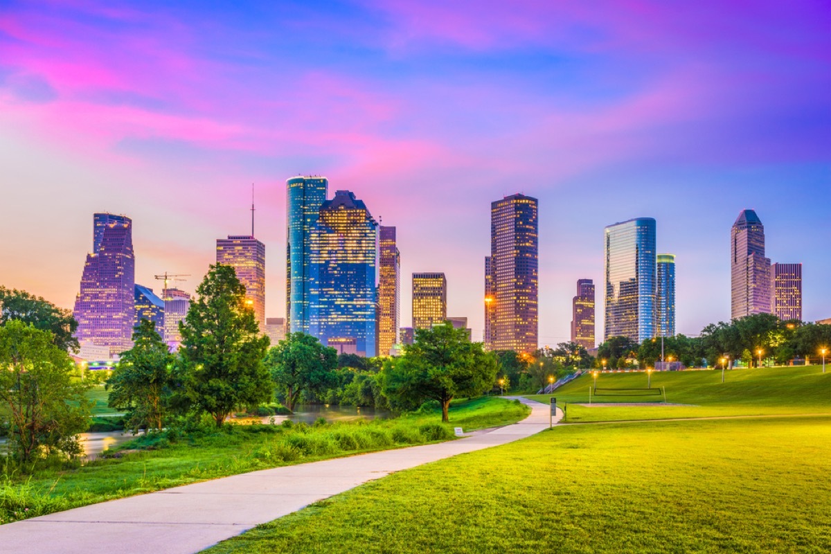 houston texas skyline