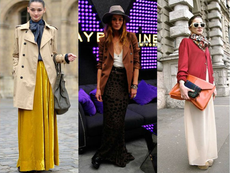 Maxi Skirts - Top Fashion Trends For Fall 2014