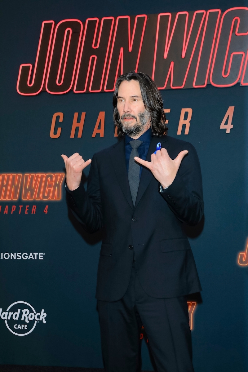 Keanu Reeves at the premiere of 