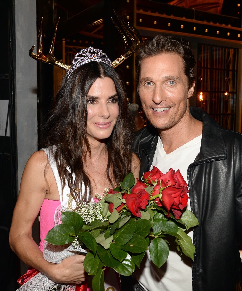 Sandra Bullock and Matthew McConaughey in 2014