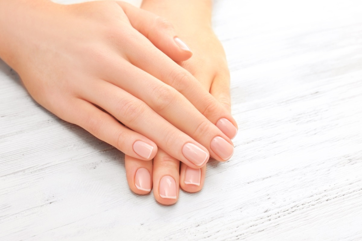 Woman hands with beautiful manicure