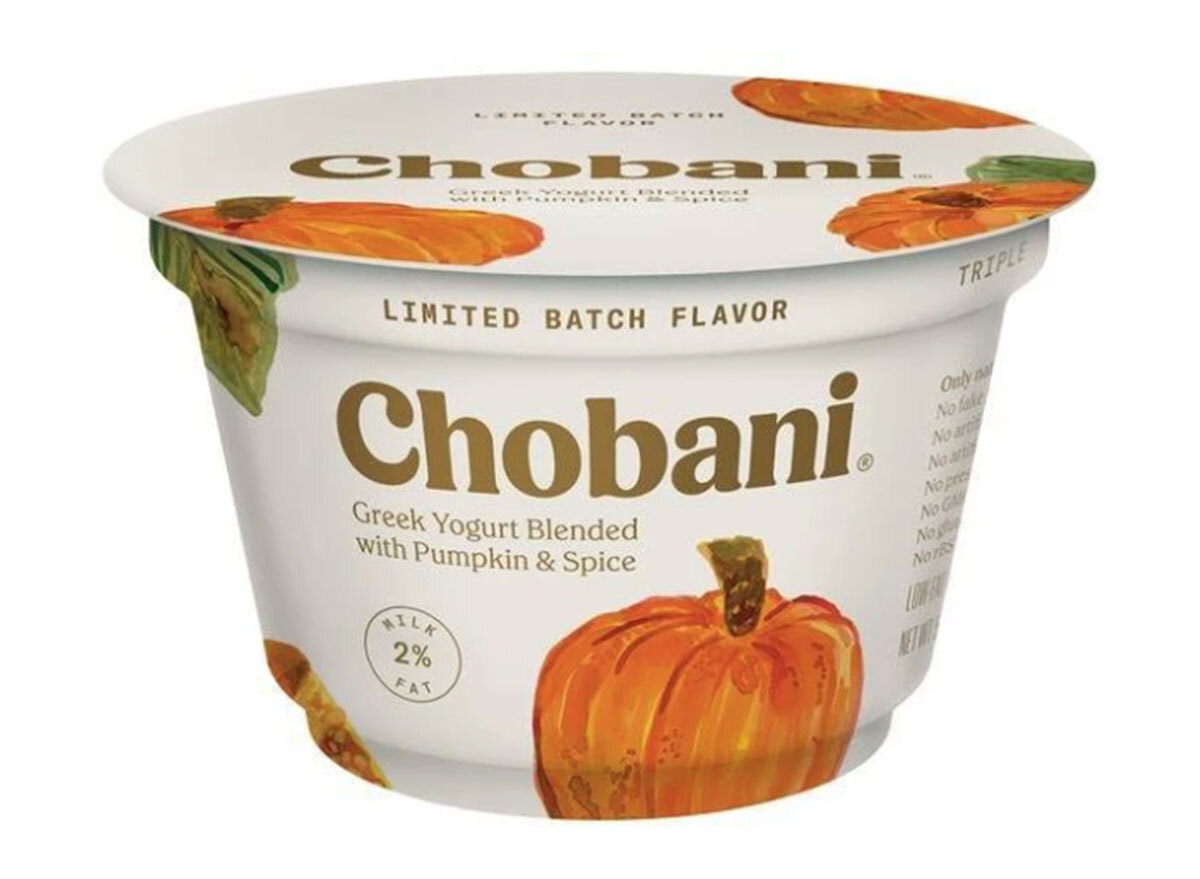 chobani greek pumpkin yogurt