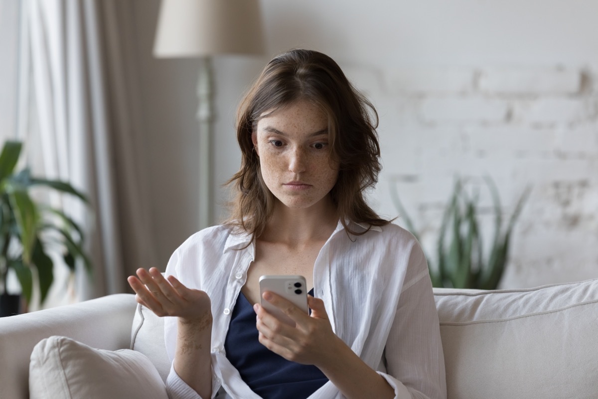 Young Woman Looking Confused