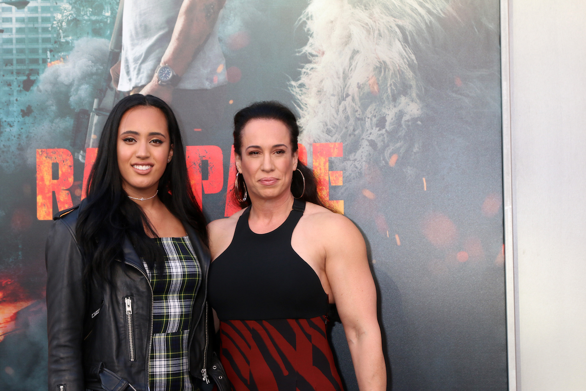 Simone Johnson and Dany Garcia at the premiere of 