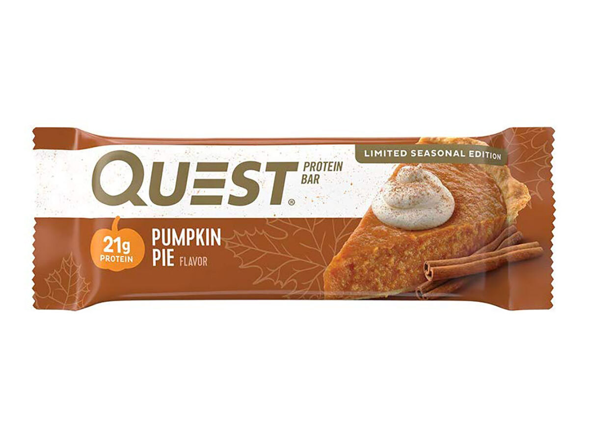 quest pumpkin pie protein bar