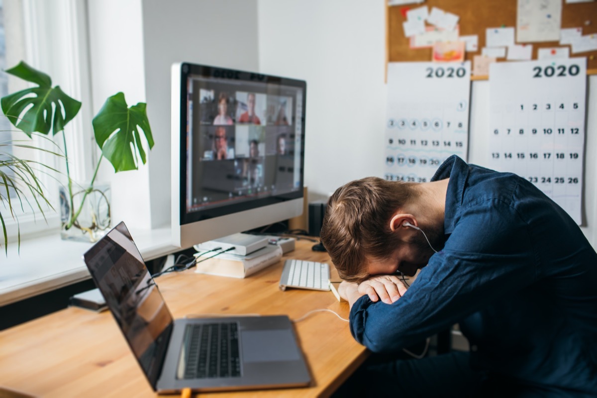 Man Sleeping During the Day