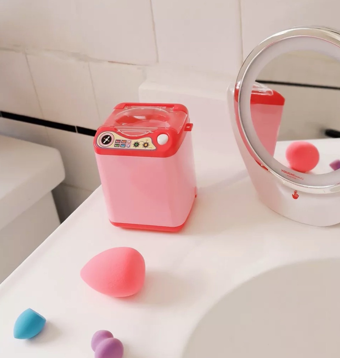 beauty blender washing machine