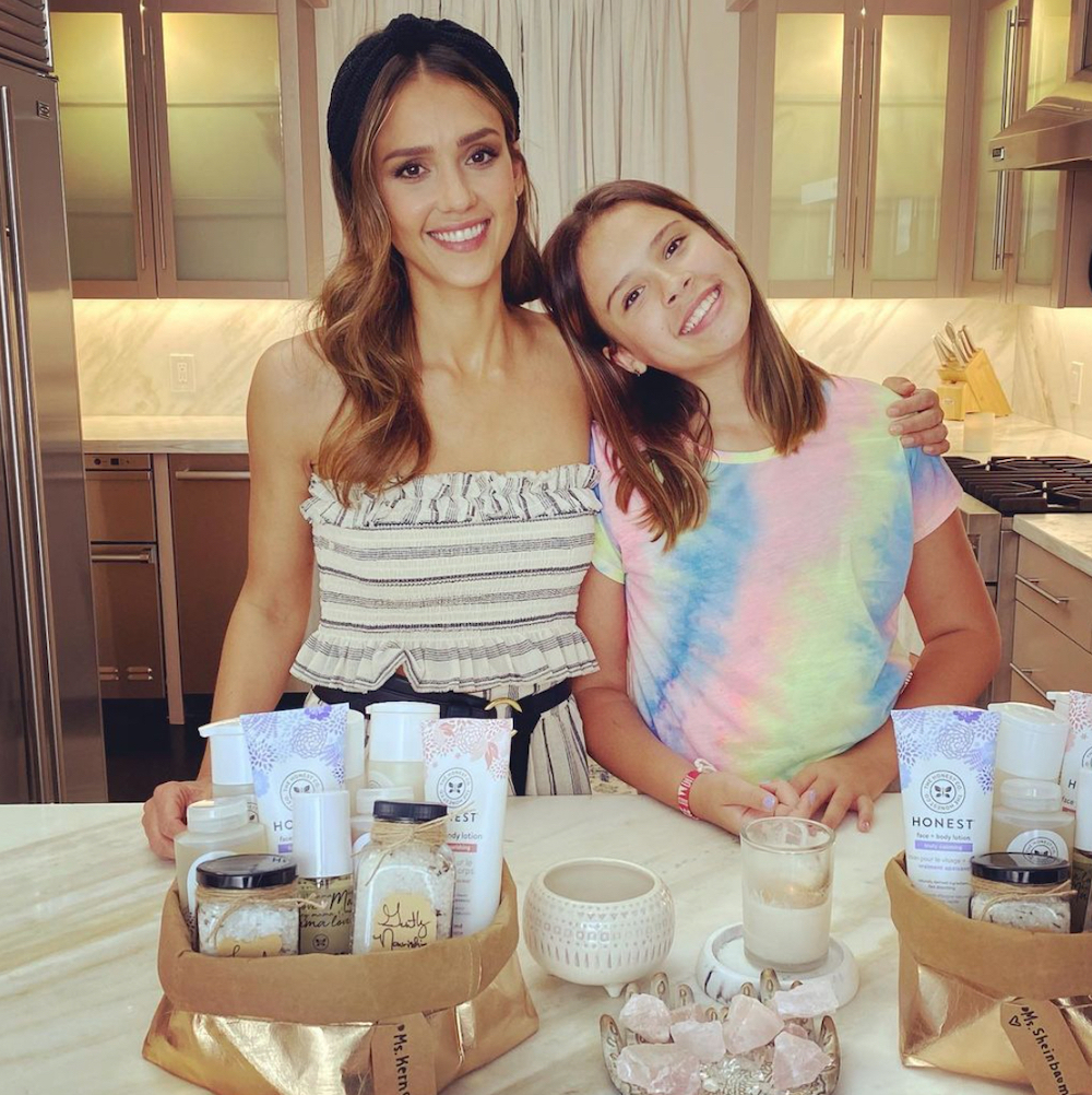 Jessica Alba and Honor Warren