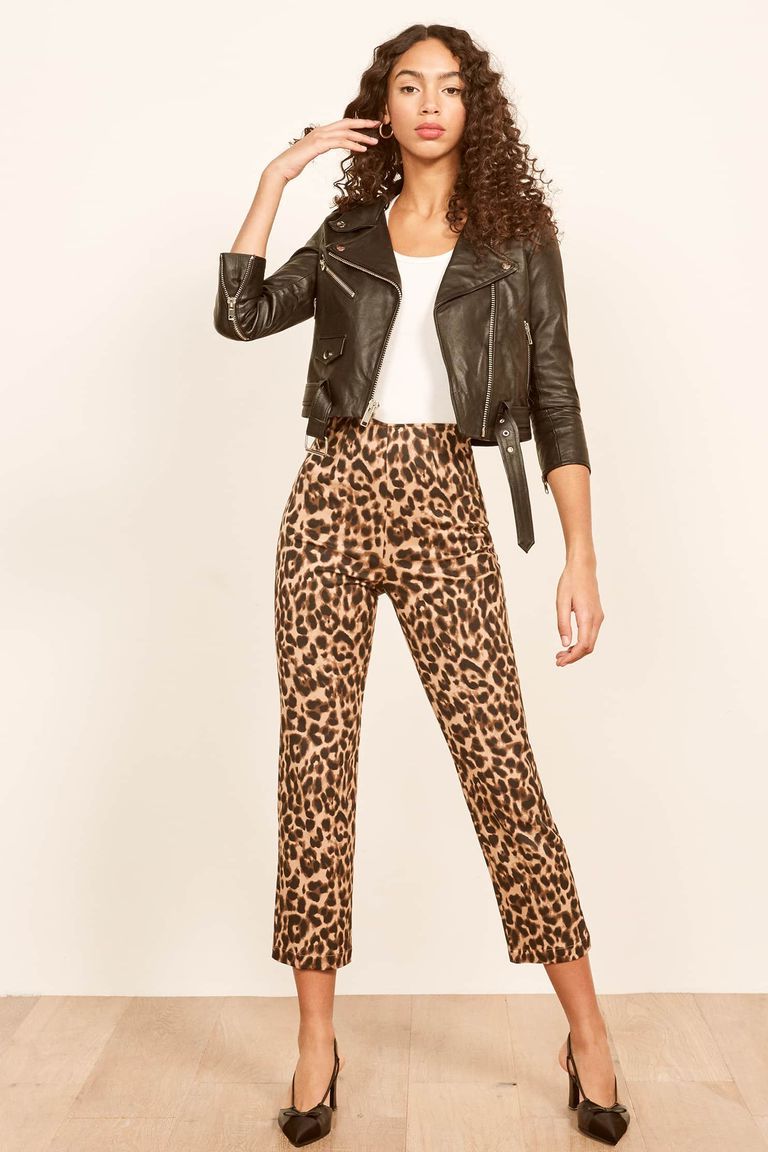 Animal print  | 9 Best Leather Jacket Outfit Ideas | Her Beauty