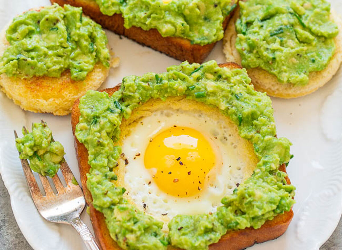 egghole avocado toast