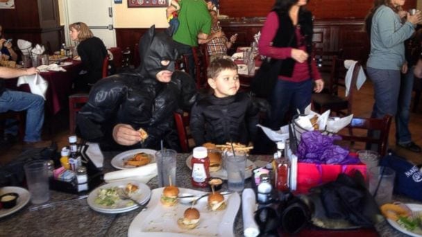 lunch burger bar san francisco union square batkid miles scott batman