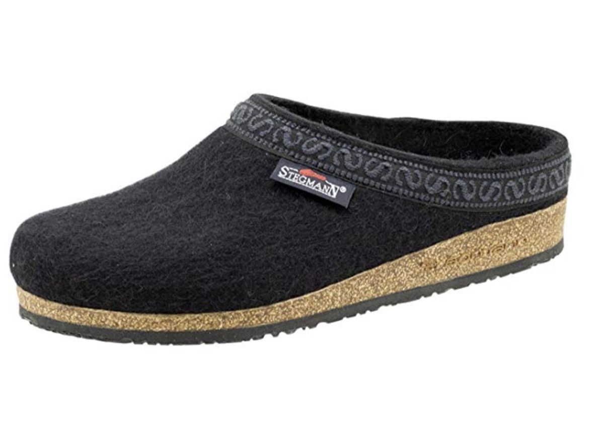 stegmann gray women's wool felt clog