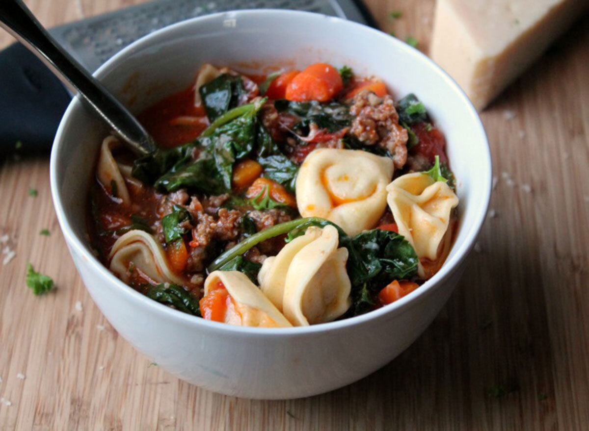 sausage tortellini soup