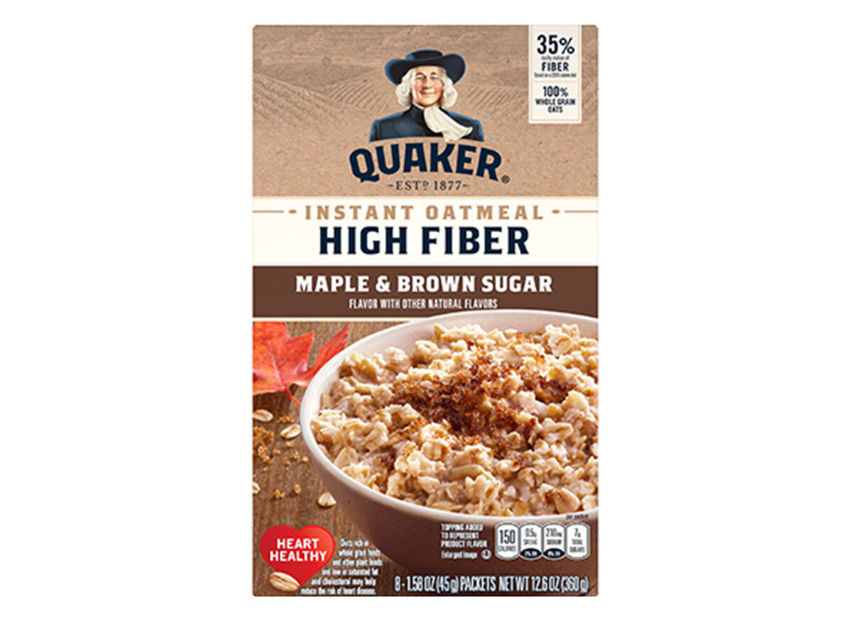 quaker maple brown sugar oatmeal