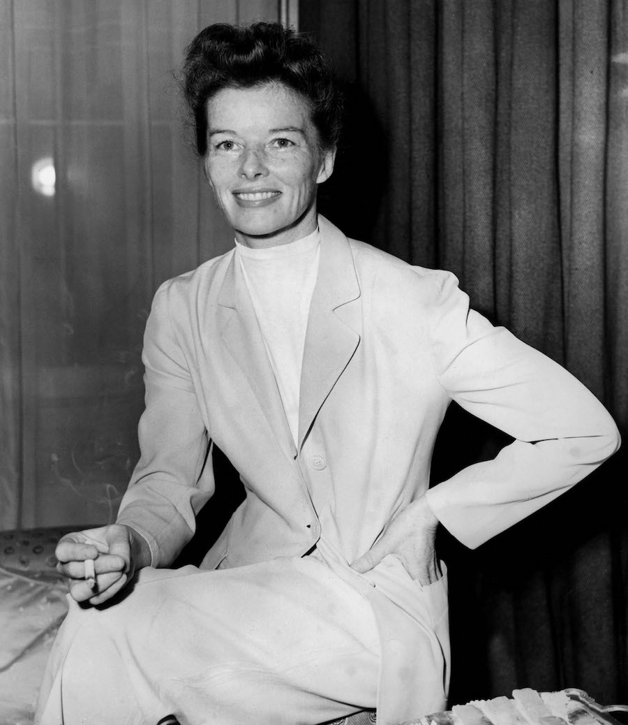 Katharine Hepburn in London in 1951