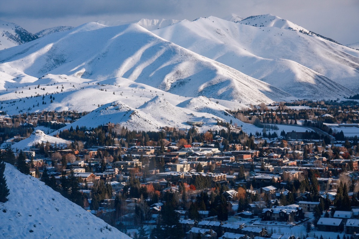 Ketchum Idaho in Winter