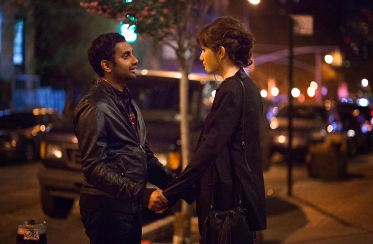 Aziz Ansari and Noel Wells in Master of None