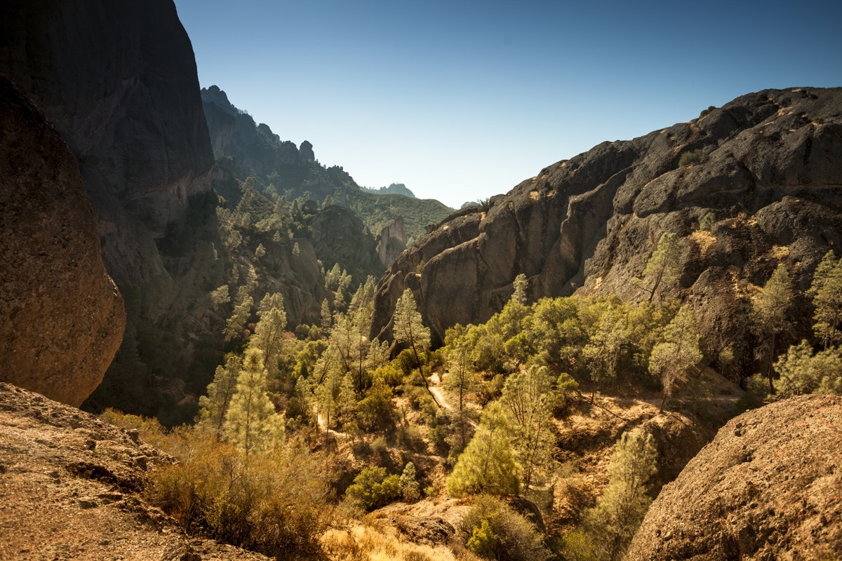 Pinnacles National Park in California USA