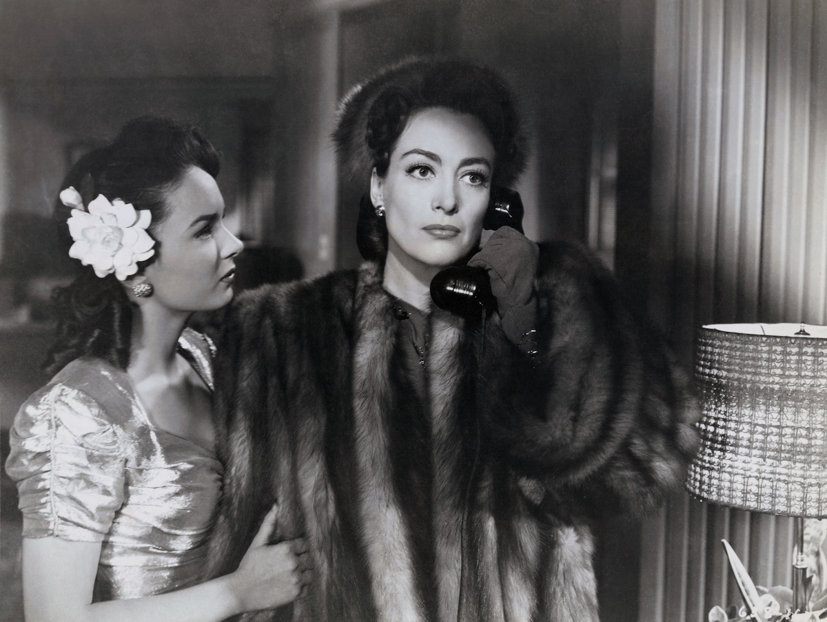 Ann Blyth and Joan Crawford in 