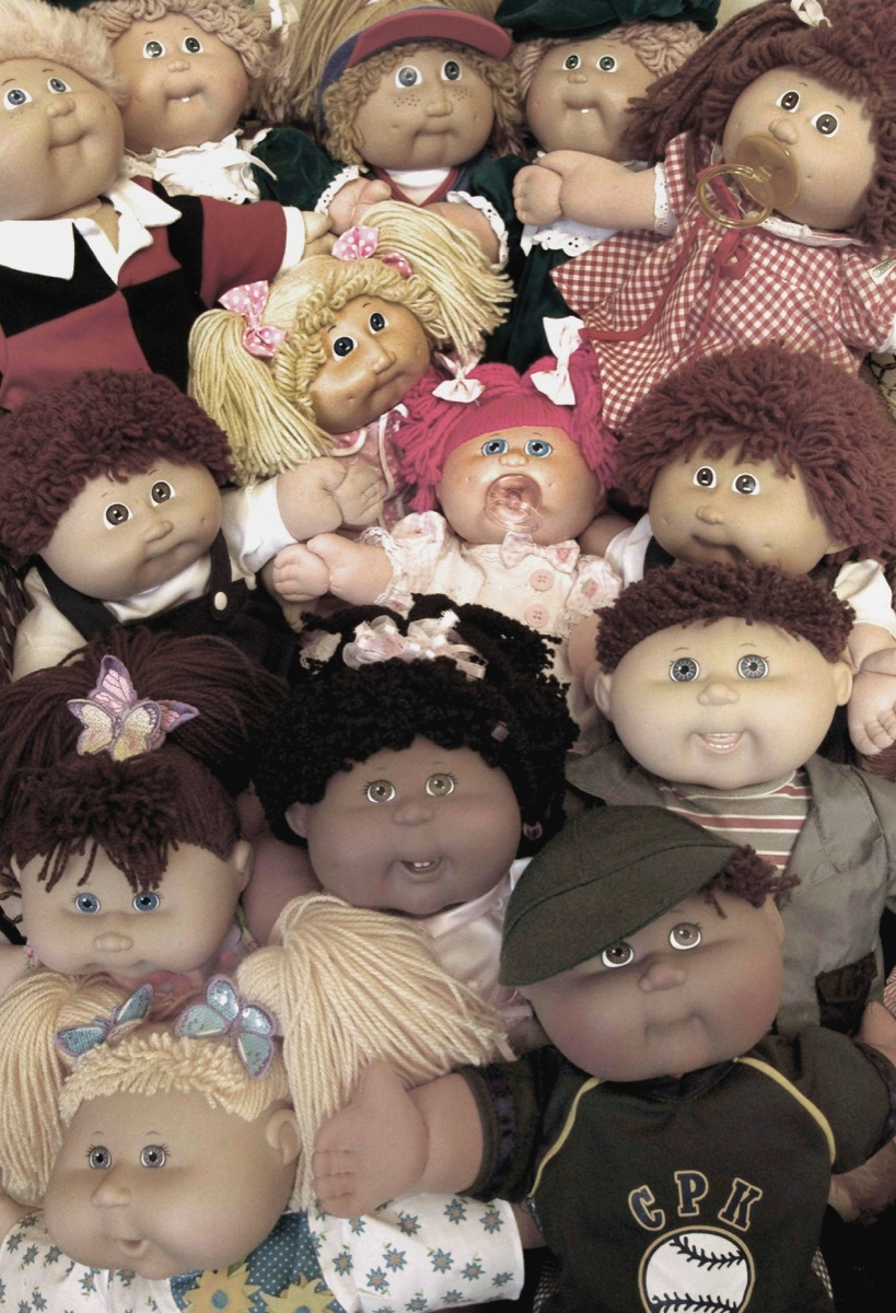 cabbage patch doll kids, 1980s nostalgia