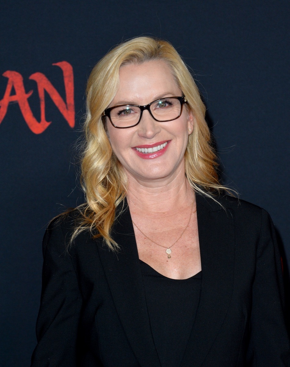 Angela Kinsey at the world premiere of 'Mulan' in 2020