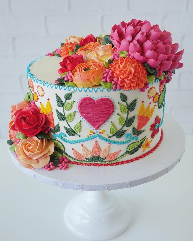 Embroidery Cakes by Leslie Vigil Will Bring You joy #10 | HerBeauty