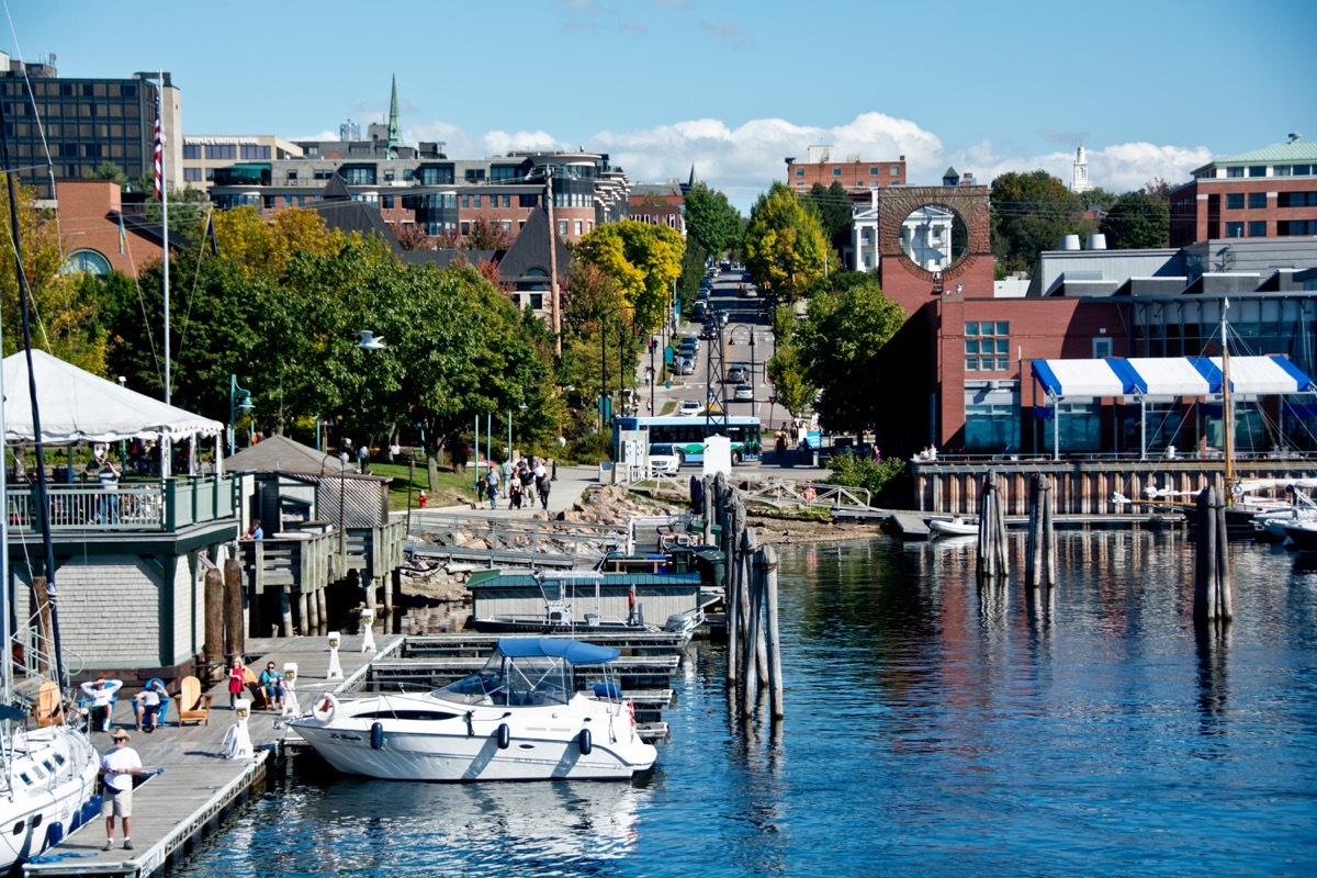 burlington vermont from the waterfront