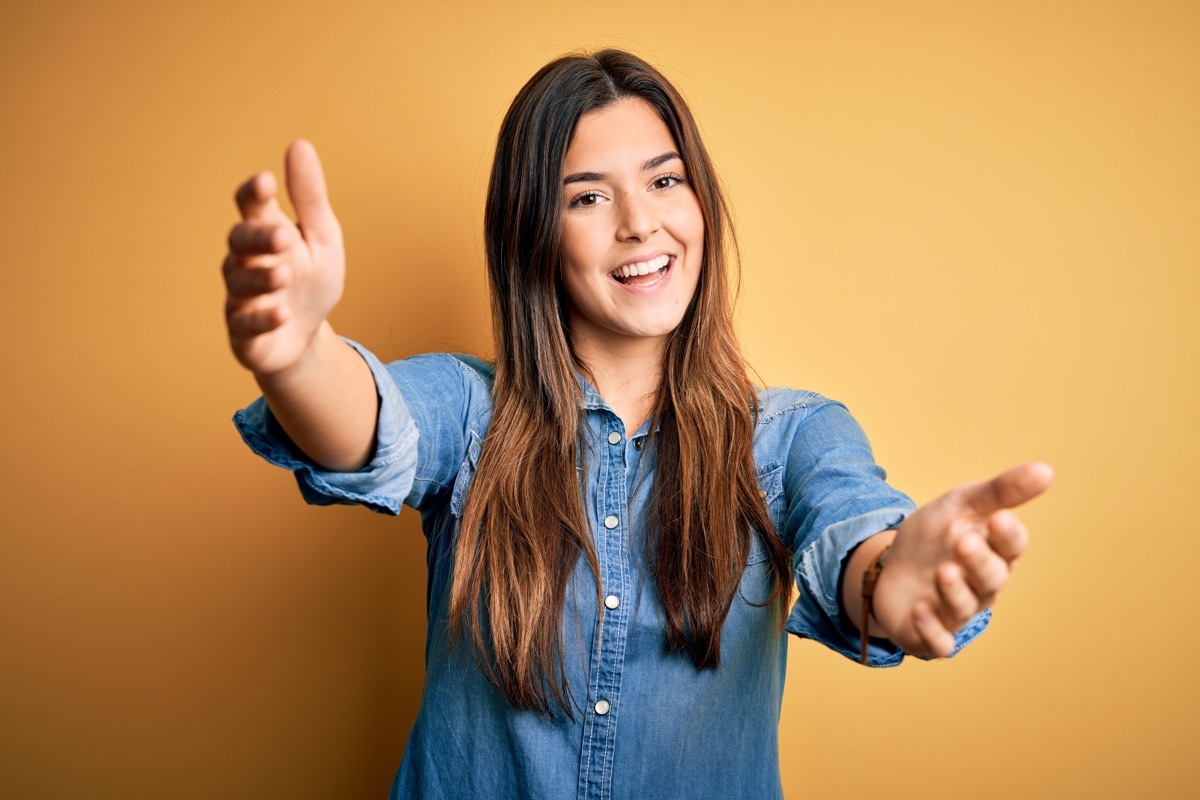 Woman with Open Arms