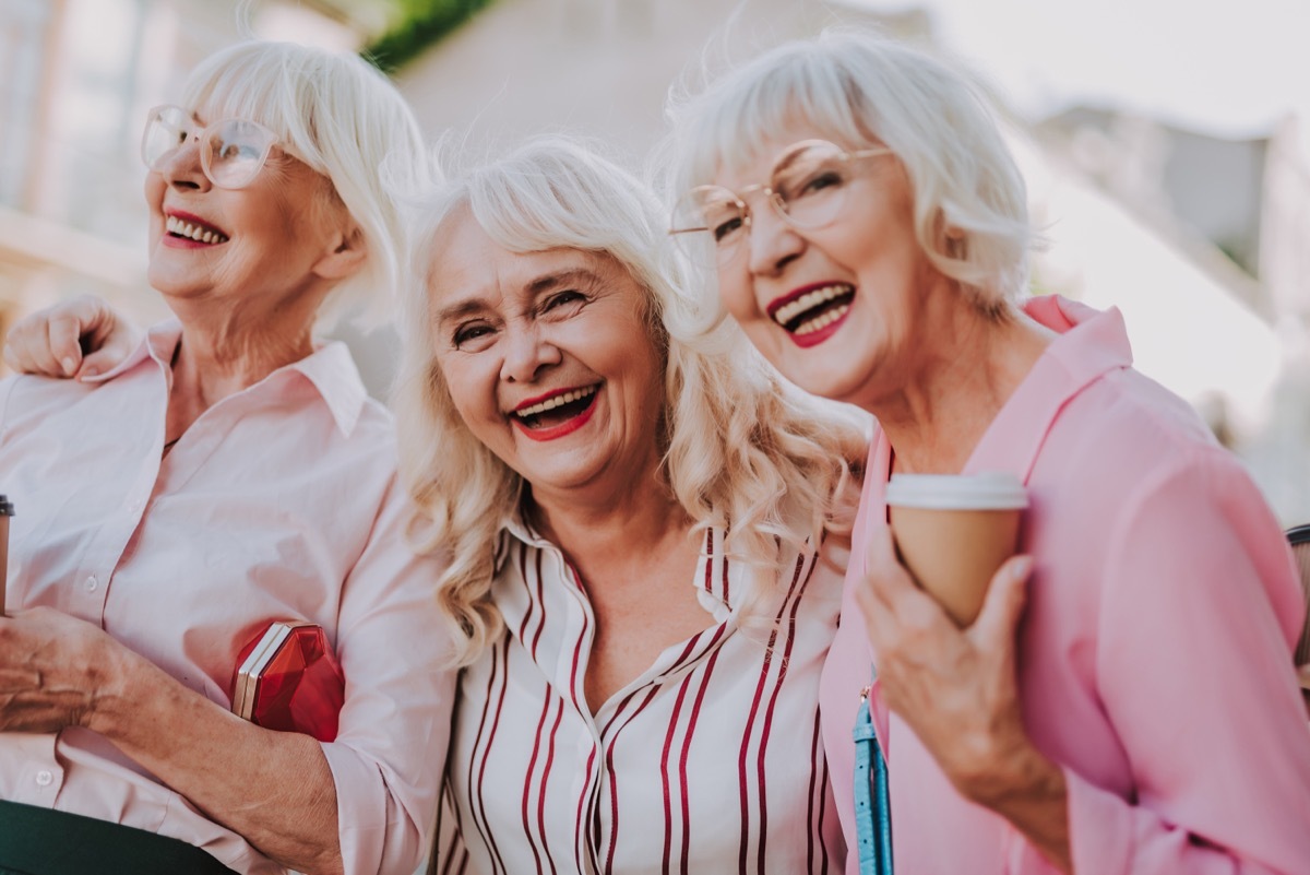 group of older women